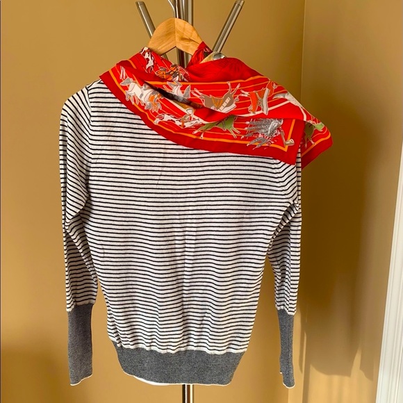 Mexx | black & white stripe cardigan - Picture 6 of 12